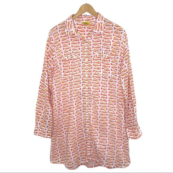 Anthropologie Dresses & Skirts - Roberta Rolla Rabbit Cotton Shirt Dress XL